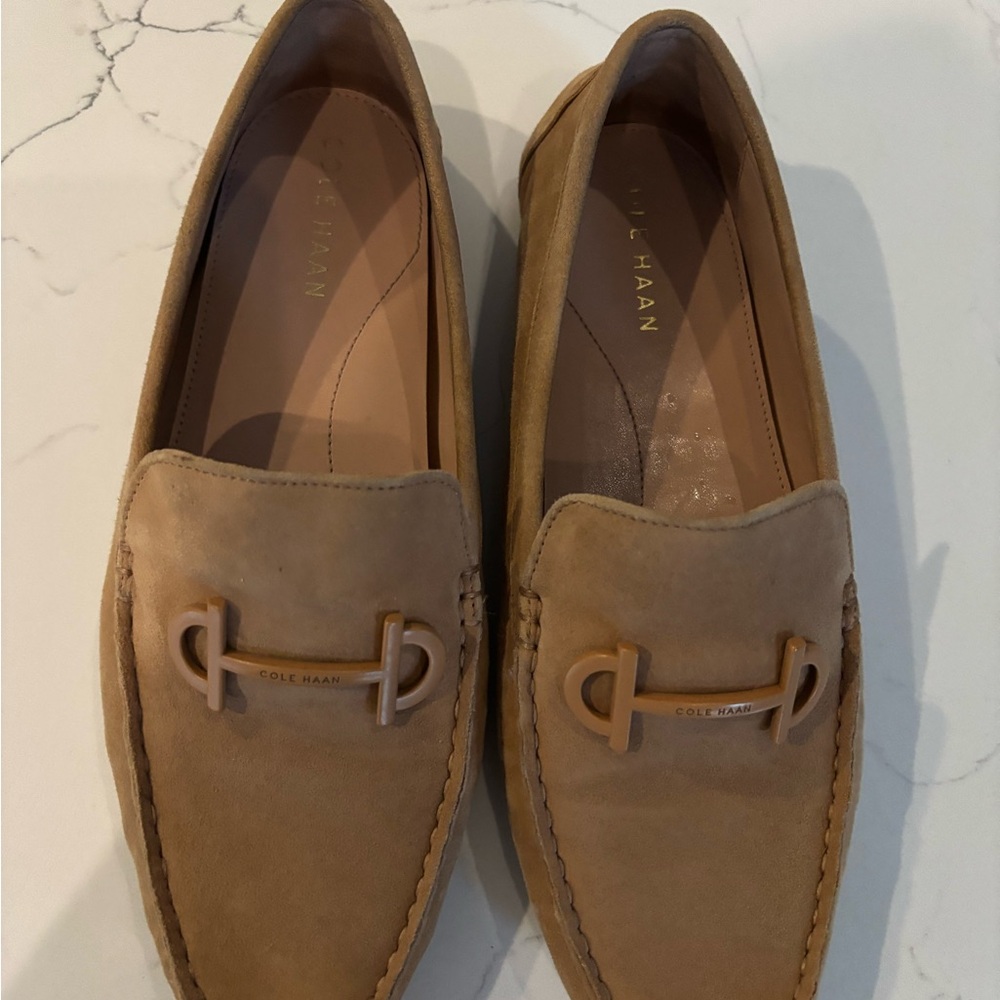 Cole Haan Light Brown Leather Loafers